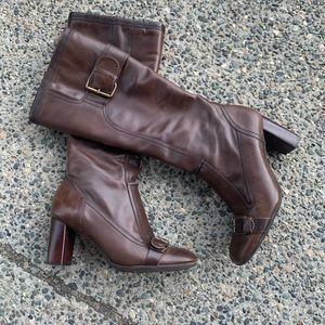🌷 Sz 6.5 HUSH PUPPIES leather boots